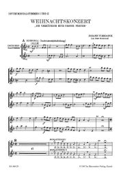 Christmas Concerto: Ich verkündige euch grosse Freude (Violin I/II)