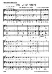 Jesu, meine Freude (BuxWV 60) (Choral Score)