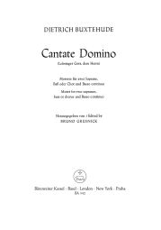 Cantate domino - Lobsinget Gott, dem Herrn (BuxWV 12) (Score & Parts)