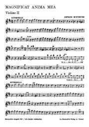 Magnificat anima mea (BuxWV-Anh 1) (Violin II)