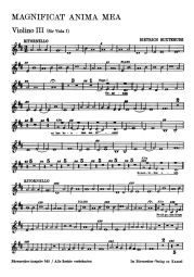 Magnificat anima mea (BuxWV-Anh 1) (Violin III/Viola I)