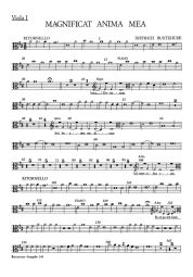 Magnificat anima mea (BuxWV-Anh 1) (Viola I)