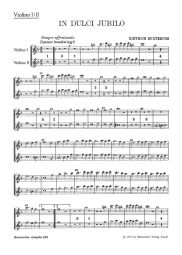 In dulci jubilo (BuxWV 52) (Violin I/II)