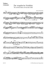 Das neugeborne Kindelein (The newborn babe, the heavenly child) (BuxWV 13) (Cello/Bass)