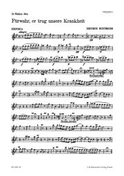 Fuerwahr, Er Trug Unsere Krankheit (Behold, He Bore All Our Infirmities) Violin I