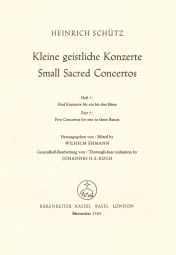Short Sacred Concertos Book 7: Ich liege; Ich beuge; Ich bin jung; Fuerchte dich nicht; Himmel und E