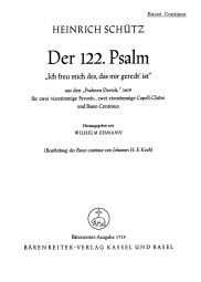Psalm 122: Ich Freue Mich Des (SWV 26) Cello
