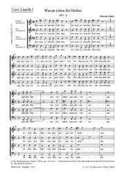 Psalm 2: Warum Toben Die Heiden (SWV 23) Capell Chorus I