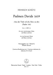 Psalm 130: Aus der Tiefe Rufe Ich (SWV 25) Basso Continuo