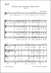 Psalm 6: Ach Herr, Strafe Mich Nicht (SWV 24) Choral Score II