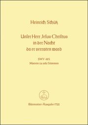 Unser Herr Jesus Christ (SWV 495)