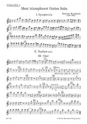 Heut triumphieret Gottes Sohn (BuxWV 43) (Violin I)