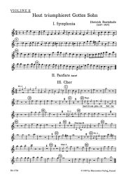 Heut triumphieret Gottes Sohn (BuxWV 43) (Violin II)