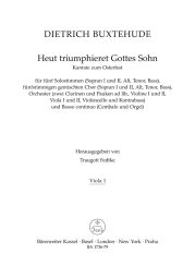 Heut triumphieret Gottes Sohn (BuxWV 43) (Viola I)