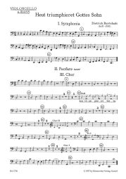 Heut triumphieret Gottes Sohn (BuxWV 43) (Cello/Bass)