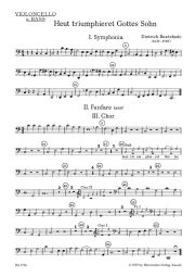 Heut triumphieret Gottes Sohn (BuxWV 43) (Vc/Basso continuo)