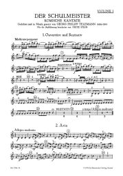Der Schulmeister (Violin I)
