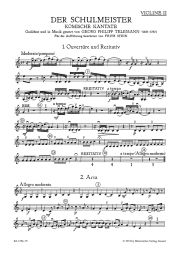 Der Schulmeister (Violin II)