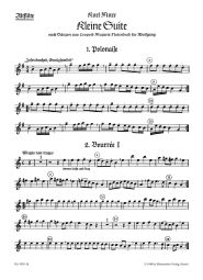 Little Suite on Dances from Leopold Mozart's Notebook for Wolfgang (Treble Recorder)