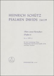 Psalm 8 - Herr, unser Herrscher (SWV 27) (Full Score)