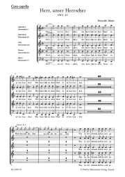 Psalm 8 - Herr, unser Herrscher (SWV 27) (Capell Chorus Score)