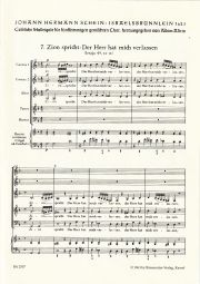 Zion spricht: Der Herr hat mich verlassen: Motet No.7 from Israelsbrünnlein