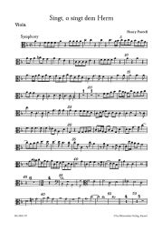 O Sing Unto the Lord (Singt, o singt dem Herrn) (Viola)