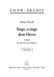 O Sing Unto the Lord (Singt, o singt dem Herrn) (Choral Score)