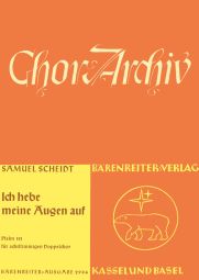 Ich hebe meine Augen auf zu den Bergen (Full Score, paperback)