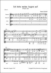 Ich hebe meine Augen auf zu den Bergen (Choral Score I - Female Chorus)