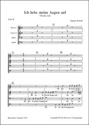 Ich hebe meine Augen auf zu den Bergen (Choral Score II - Male Chorus)