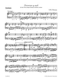 Overture in G minor (TWV 55: g4) (Cembalo)