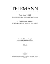 Overture in G minor (TWV 55: g4) (Violin II)