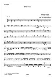 Dies irae (Violin I)