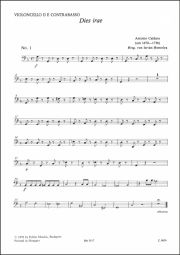 Dies irae (Cello II/Double Bass)