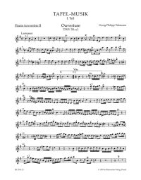 Overture and Conclusion for 2 Flutes, Strings & Basso continuo in E minor (TWV 55:e1) (Flute II)