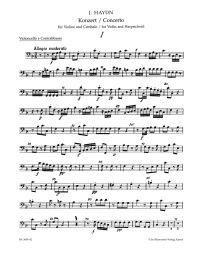 Concerto in F major for Violin, Harpsichord & String Orchestra (Hob.XVIII:6*) (Cello/Bass)
