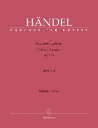 Concerto grosso in F major Op.3/4 (HWV 315) (Full Score)