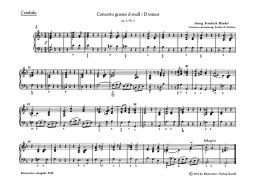 Concerto grosso in D minor Op.3/5 (HWV 316) (Cembalo)