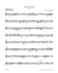 Concerto grosso in D minor Op.3/5 (HWV 316) (Violin II)