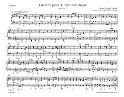 Concerto grosso in G major Op.6/1 (HWV 319) (Cembalo)