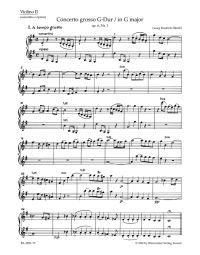 Concerto grosso in G major Op.6/1 (HWV 319) (Violin II)