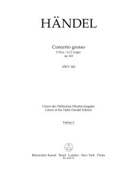 Concerto grosso in F major Op.6/2 (HWV 320) (Violin I)
