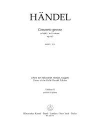Concerto grosso in E minor Op.6/3 (HWV 321) (Violin II)