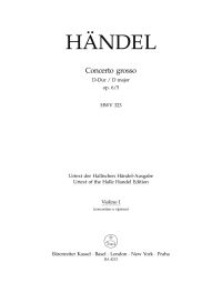 Concerto grosso in D major Op.6/5 (HWV 323) (Violin I)