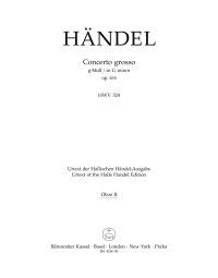 Concerto grosso in G minor Op.6/6 (HWV 324) (Oboe II)