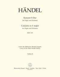 Concerto for Organ No.13 in F major (HWV 295) (The Cuckoo and the Nightingale) (Violin II)