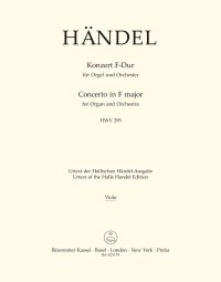 Concerto for Organ No.13 in F major (HWV 295) (The Cuckoo and the Nightingale) (Viola)