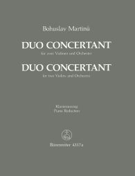 Duo Concertant for Two Violins H 264 (Two Violins & Piano)