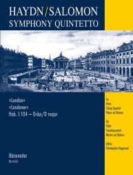 Symphony Quintetto after Symphony No.104 in D major (London) (Hob.I:104) arr. Salomon (Score & Parts